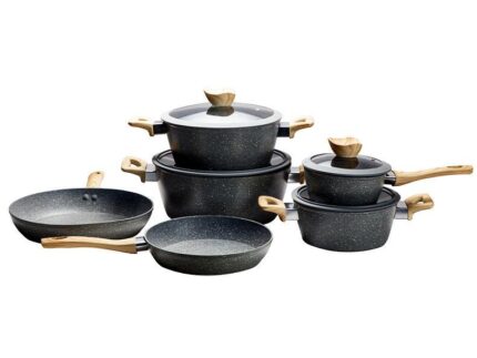6-Piece Non-Stick Cooking Pots Set