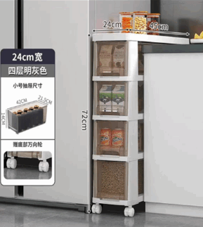 Clear Kitchen Cabinet