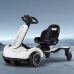 Kids Electric Go Kart (White)