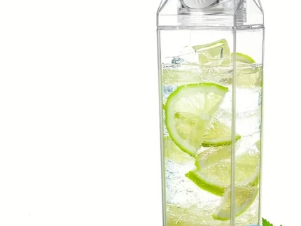 CLEAR REUSEABLE JUICE BOTTLE