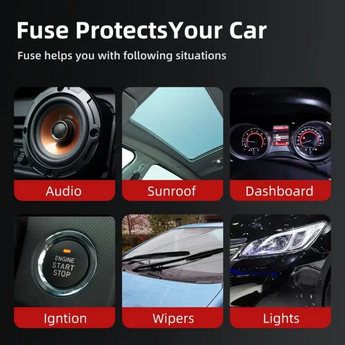 188pcs Car Fuse Assortment Kit - Image 6