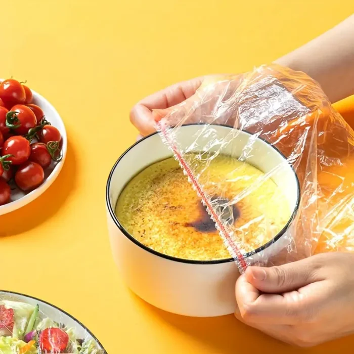 100pcs Heavy-Duty Food-Safe Plastic Wrap Bags - Image 5