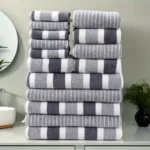 15pcs Coral Fleece Towel Set