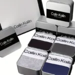 4pcs of Men's solid color flat corner underwear