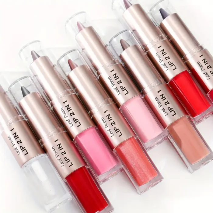 Double-Ended Lip Gloss with Matte Lip Line - Image 4