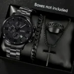 4-Piece Men's And Women's Quartz Watch Set - Image 2