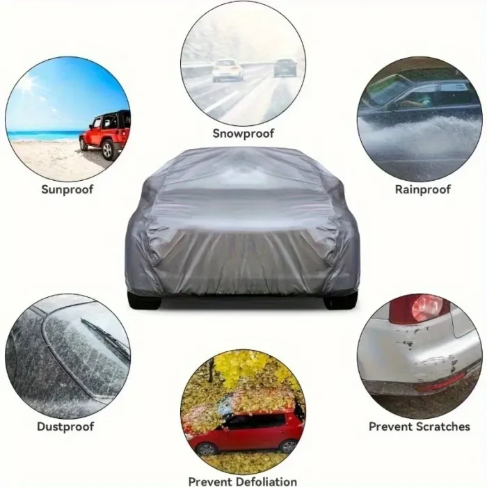 1pc Universal Waterproof Car Cover - Image 2