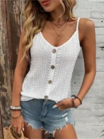 Plus Size, Women's Plus Size Hollow - Image 3