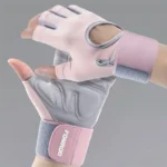1 Pair Women'S Breathable Gym Gloves