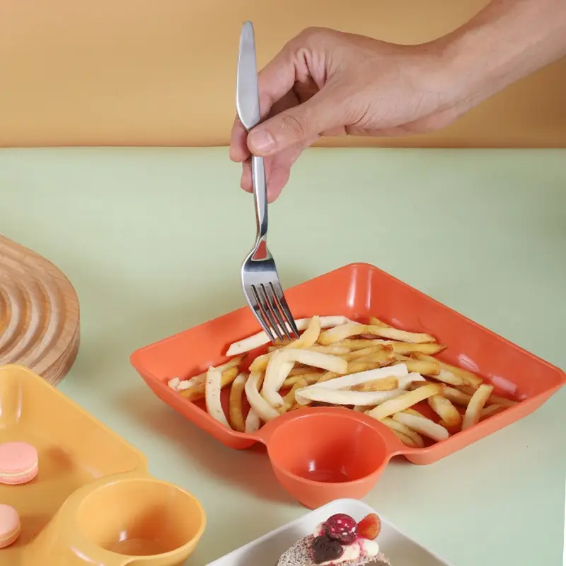 1692868353185-878ccadeab024ea2ae5bfff217317a74-goods 4pcs Durable Plastic Serving Platter Set - Image 6