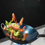 3pcs Traditional Cast Iron Wok Set - Image 7