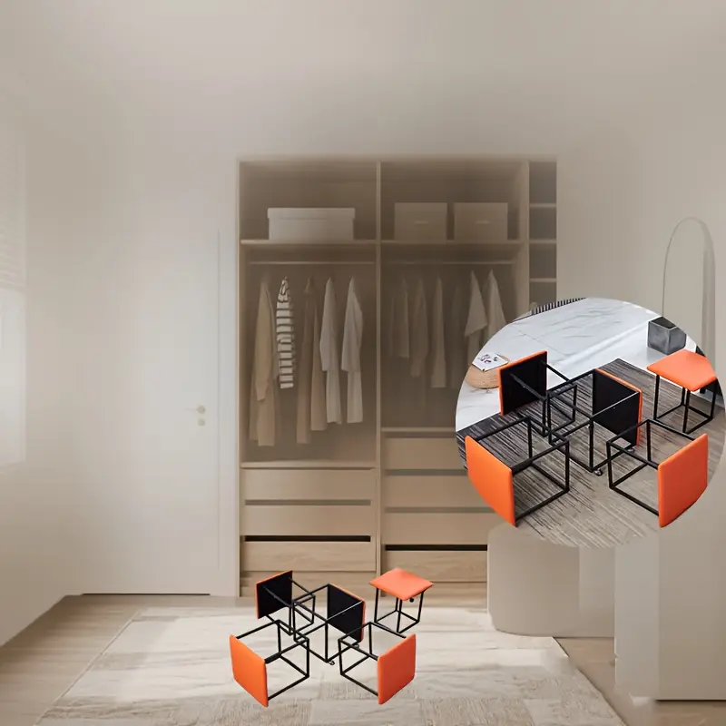 2d7e3808-400f-4550-abc0-7c5e9ee535a1 5-in-1 Space-Saving Storage Set with Metal Frame - Image 8