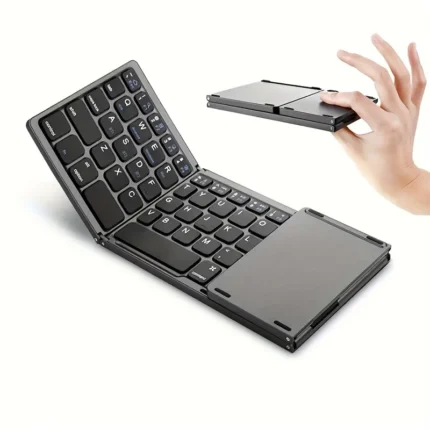ZYY Portable Wireless Three-Fold Keyboard with Touchpad