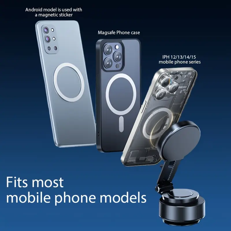 3e7e9c1f-5101-435e-8974-205fe51a4467 Upgraded Magnetic Phone Holder with 360° Rotation - Image 8