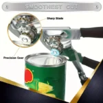 Easy-Grip Stainless Steel Can Opener - Image 6