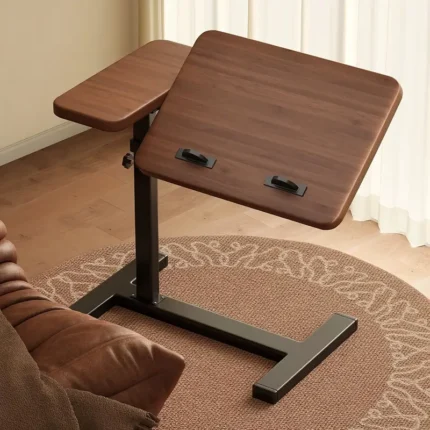 Adjustable Height Tilt Desk Laptop Tray with Wheels