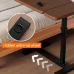 Adjustable Height Tilt Desk Laptop Tray with Wheels - Image 4