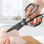1PC Professional Kitchen Scissors, Triple-Edge Sharpness