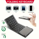 ZYY Portable Wireless Three-Fold Keyboard with Touchpad - Image 2