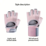 1 Pair Women'S Breathable Gym Gloves - Image 2