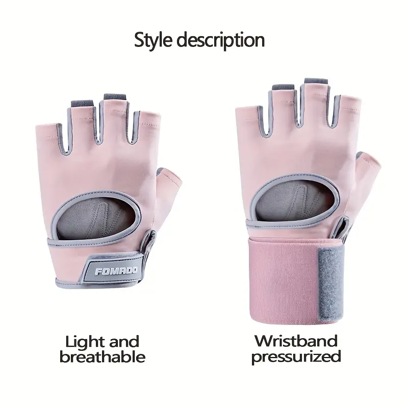 af9b87bc-1fc2-4ea9-a465-9a06ab80c4e9 1 Pair Women'S Breathable Gym Gloves - Image 2