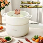 Compact Electric Pot and Frying Pan with Smart Digital Display - Image 5
