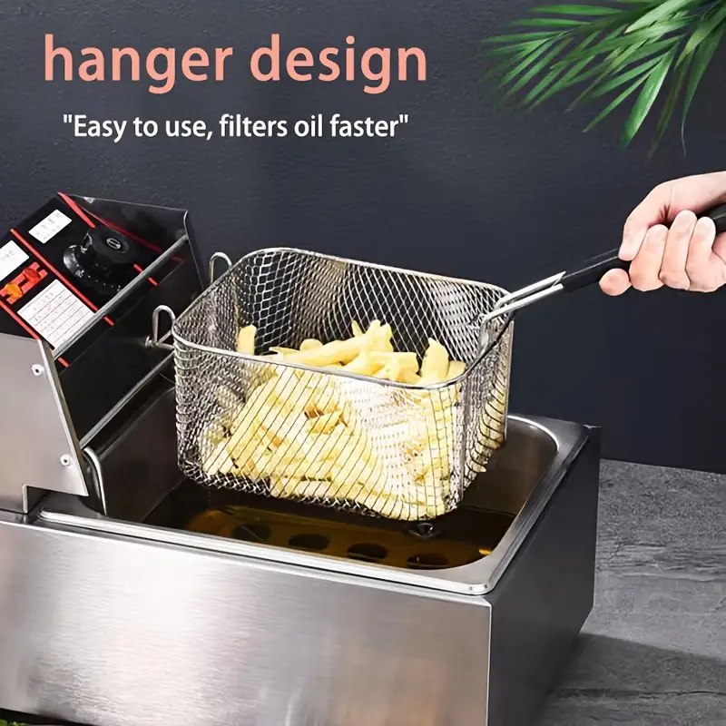 b4d8ff47-6a2d-4768-b9dc-a55abfd04404 Stainless Steel Frying Basket with Metal Handle - Image 2
