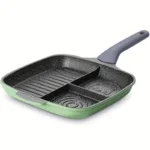Cooker King, 1pc 3-In-1 Non-Stick Square Skillet Griddle Pan - Image 3