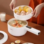 Compact Electric Pot and Frying Pan with Smart Digital Display - Image 2