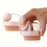 1pc/2pcs Multifunctional Shampoo Brush with Liquid Dispenser - Image 6
