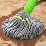 Hands-Free Mop with Green Handle & White Bucket - Image 8