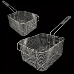 Stainless Steel Frying Basket with Metal Handle - Image 4