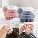 1pc/2pcs Multifunctional Shampoo Brush with Liquid Dispenser