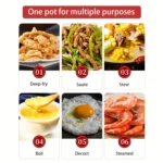 3pcs Traditional Cast Iron Wok Set - Image 8