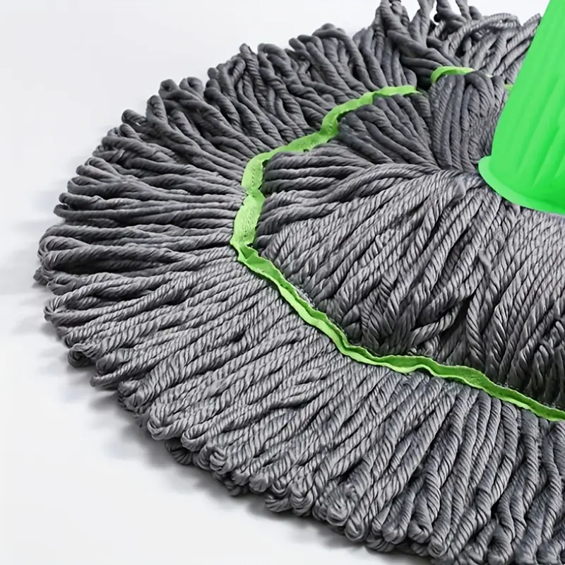 fd895f47-12e4-4545-89db-01a26748e068 Hands-Free Mop with Green Handle & White Bucket - Image 2